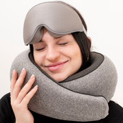 Kit Descanso Total en tu Viaje (Cuello Ergonomico + Antifaz)